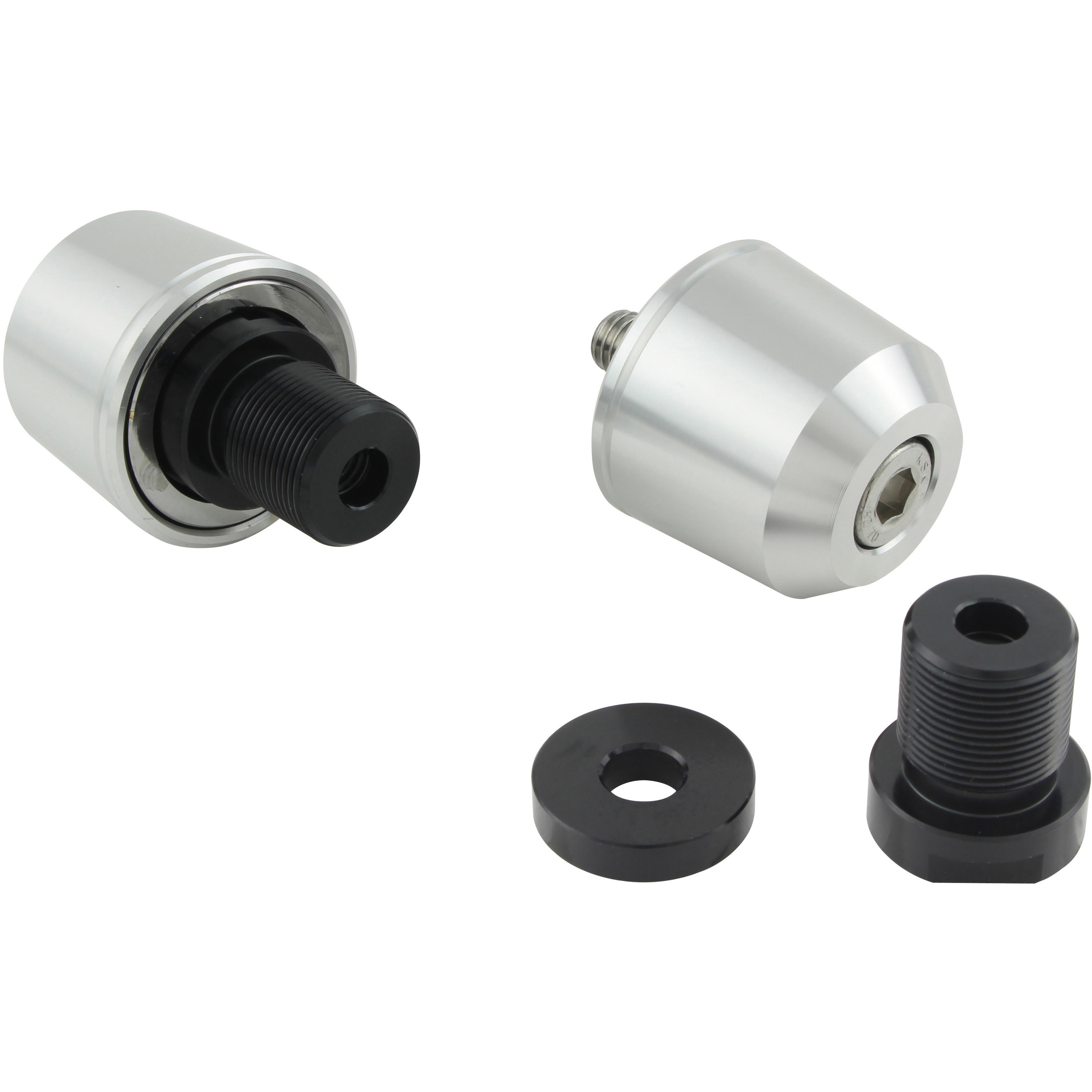 032989-03-10 ミドルウェイトバーエンド KAWASAKI M17 POSH Faith 色SILVER  1セット 032989-03-10
