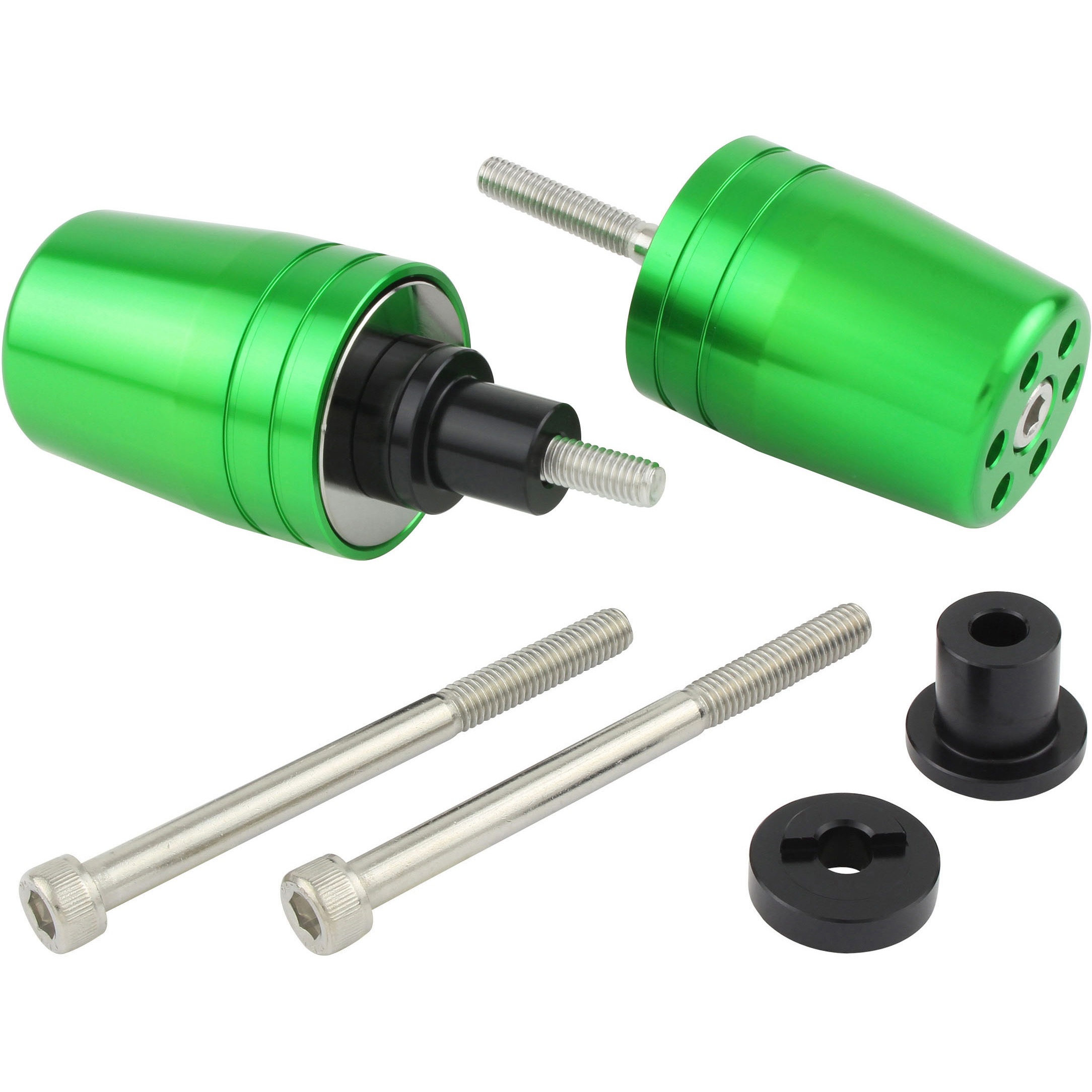 031689-28-10 ウルトラヘビーバーエンド KAWASAKI M6 POSH Faith 色LIME GREEN  1セット 031689-28-10