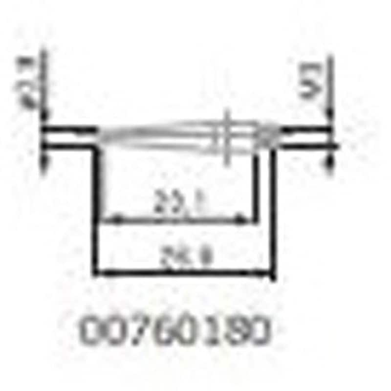 00760180 測定子 1個 TESA 【通販モノタロウ】ノギス・マイクロメータ・ダイヤルゲージ