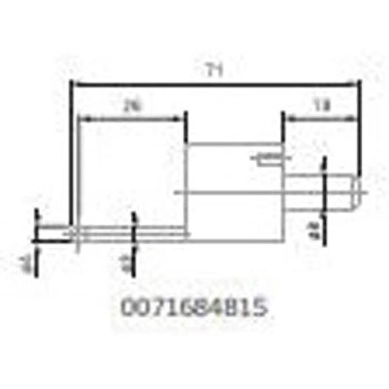 0071684815 測定子 1個 TESA 【通販モノタロウ】