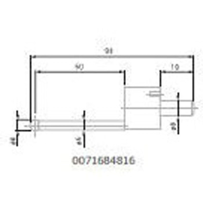 0071684816 測定子 1個 TESA 【通販モノタロウ】