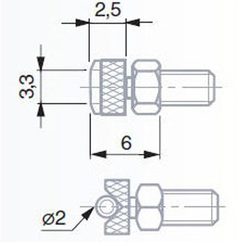 03510502 円筒状測定面付測定子 1個 TESA 【通販モノタロウ】 7,898円