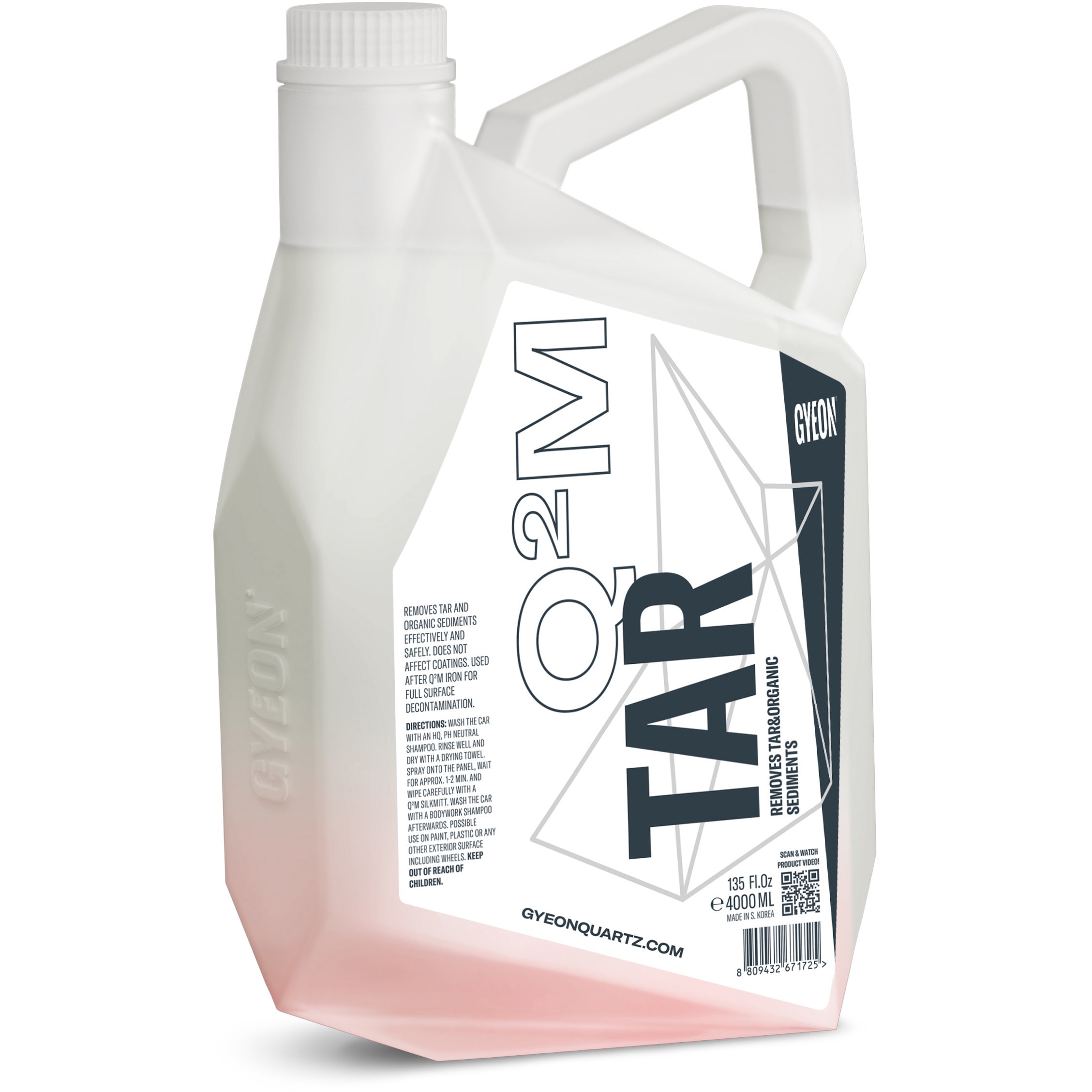 Q2M-TA400 Q2M Tar 品番(Q2M-TA400) 4000 ml 1個 GYEON(ジーオン) 【通販モノタロウ】
