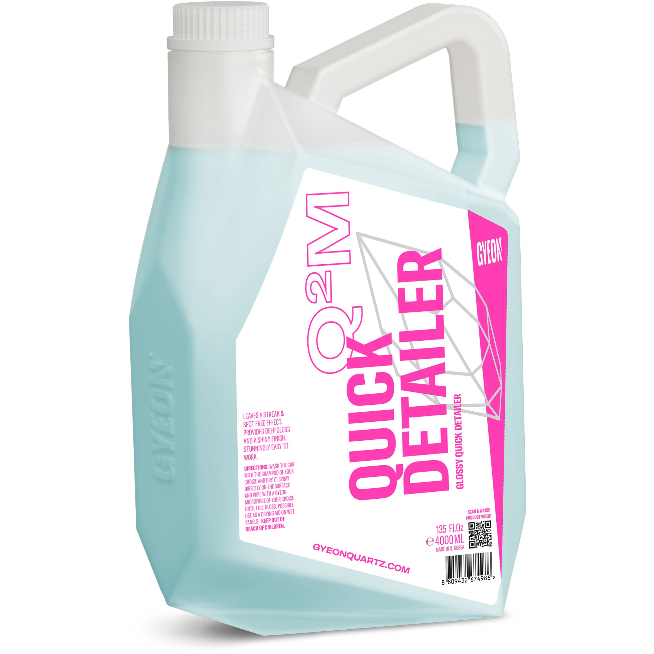 Q2M-QD400 Q2M QuickDetailer 品番(Q2M-QD400) 4000 ml GYEON(ジーオン) つや出し 全色対応 11,315円