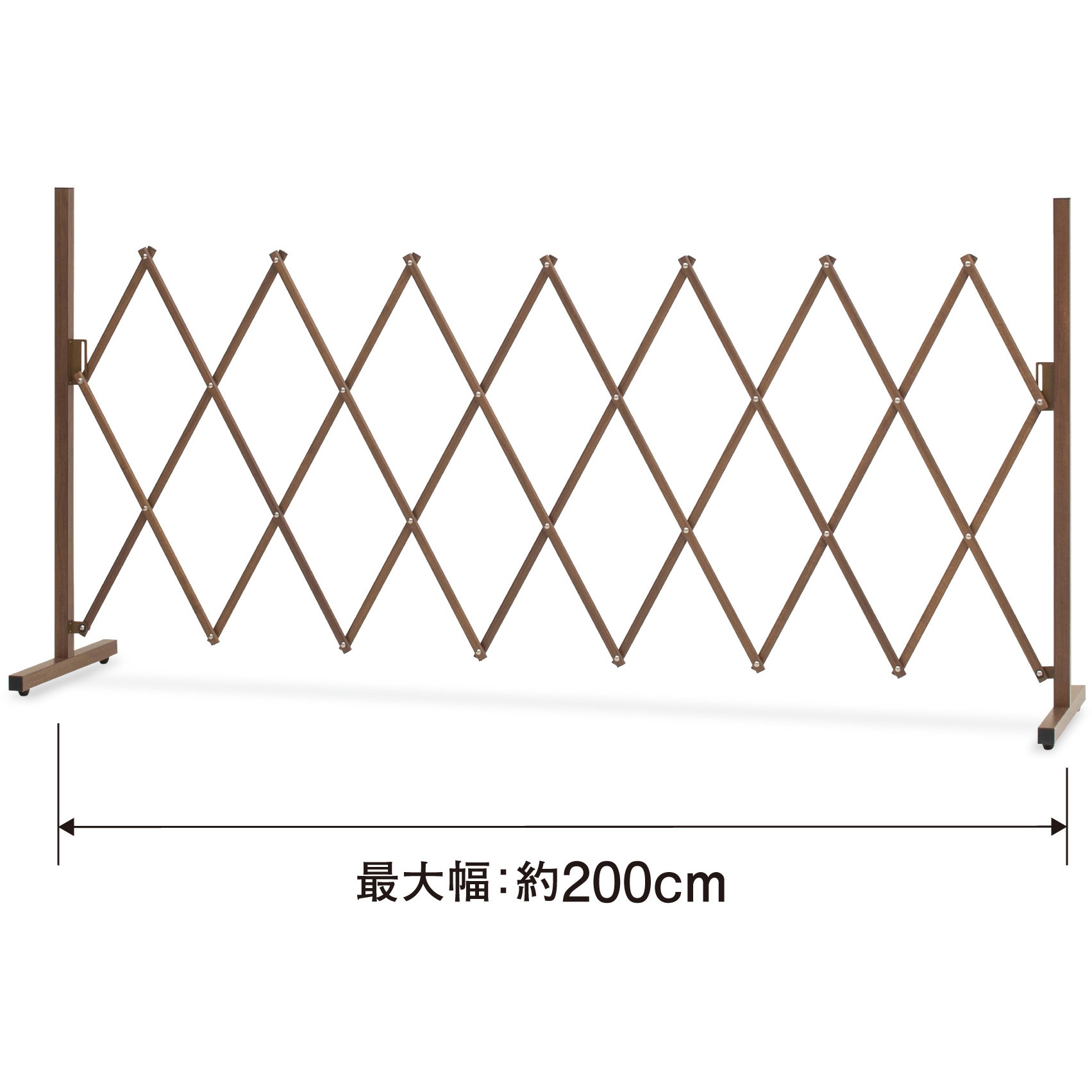 BEW-AF200NW 美WOOD アコーディオンフェンス タカショー 幅24.5~200cm奥行46cm高さ97cm 1台 BEW-AF200NW BEW-AF200NW 美WOOD アコーディオンフェンス タカショー 幅24.5~200cm奥行46cm高さ97cm 1台 BEW-AF200NW
