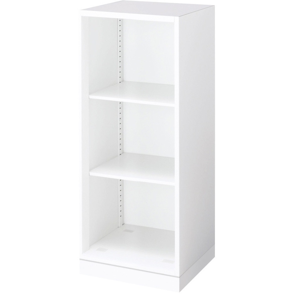 BWU-K55SSAW-K システム収納 エディア ハーフオープン ベース付きセット(配送・組立サービス付き) コクヨ 高さ1110mm幅450mm奥行400mm  BWU-K55SSAW-K