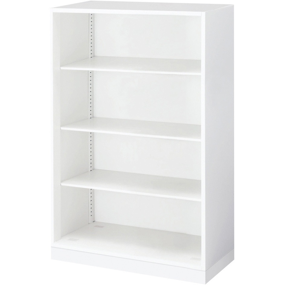 BWU-K68SAW-K システム収納 エディア オープン ベース付きセット(配送・組立サービス付き) コクヨ ホワイト色 H1185タイプ 上置き・下置き両用 高さ1245mm幅800mm奥行450mm  BWU-K68SAW-K