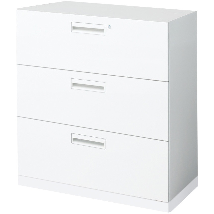 BWU-L3A49DSAWBP-K システム収納 エディア ラテラル3段 ベース・壁固定金具セット(配送・組立サービス付き) 1台 コクヨ 【通販モノタロウ】