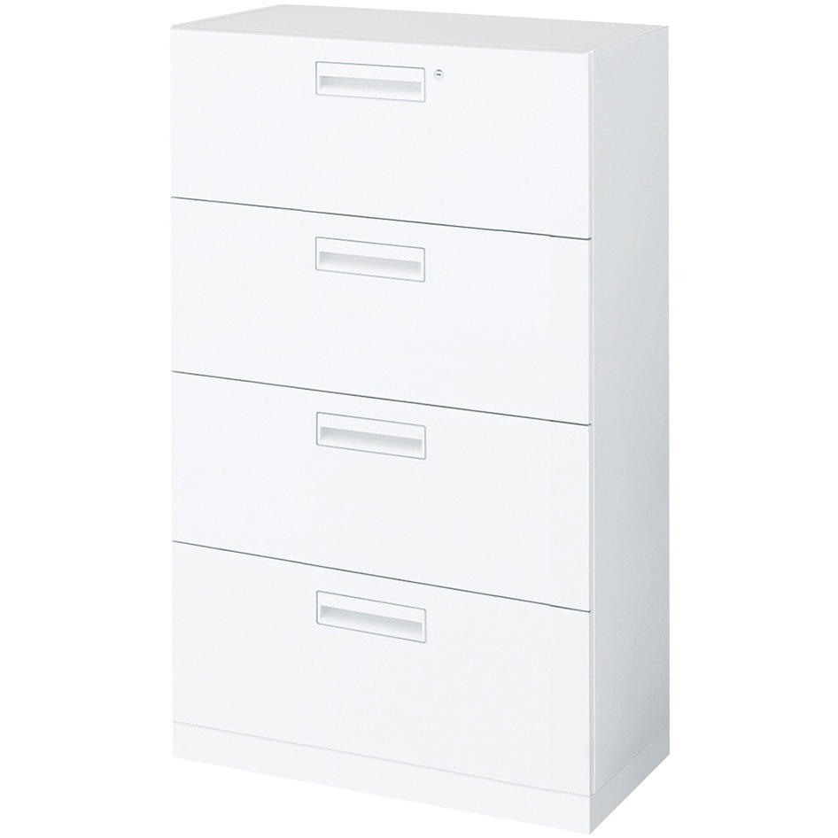 BWU-L4A68SSAWNBP-K システム収納 エディア ラテラル4段 ベース・壁固定金具セット(配送・組立サービス付き) 1台 コクヨ 【通販モノタロウ】