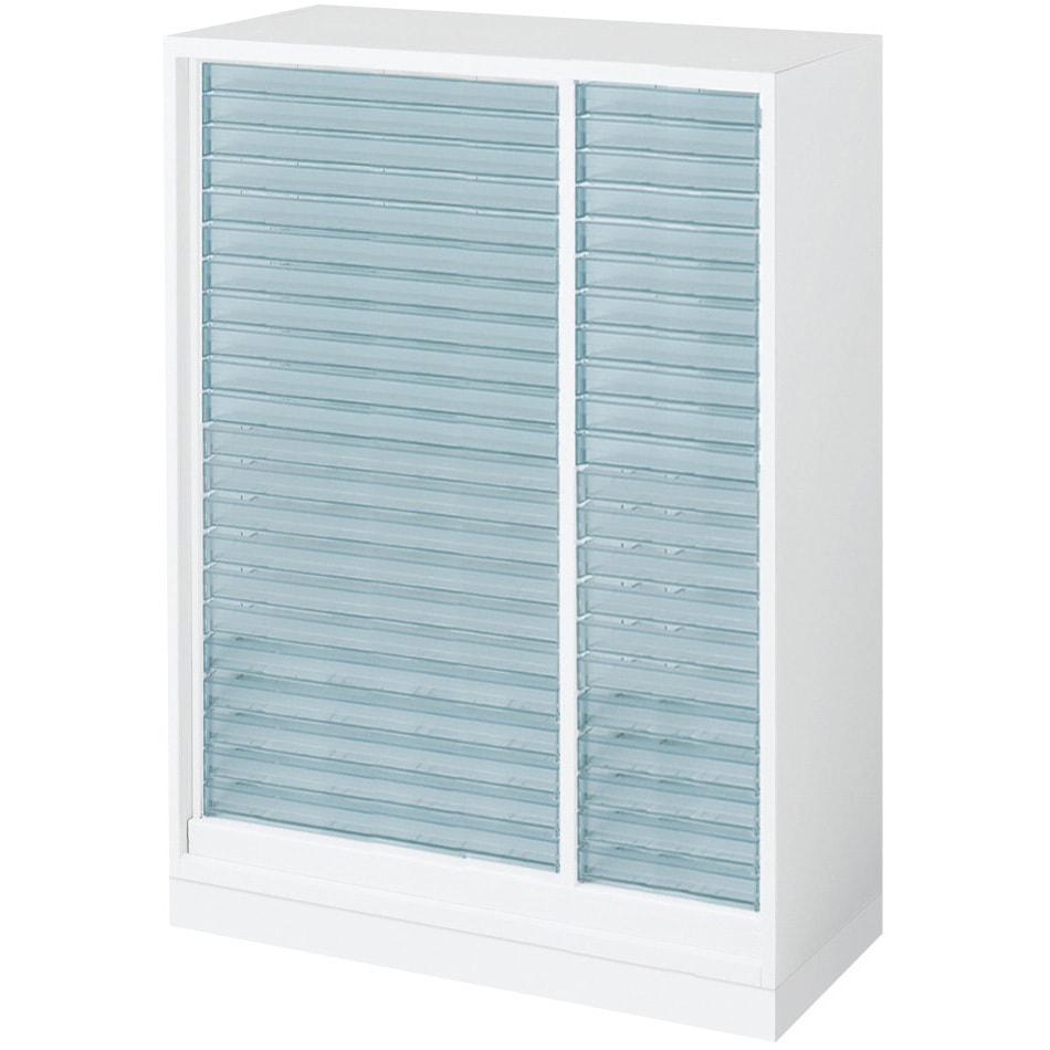 在庫4台　美品　システム収納 エディア ホワイトキャビネット BWU-PA1F58SSAWN-K システム収納 エディア A4浅・A3コンビトレー