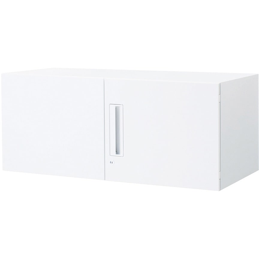 BWU-S19DSAWNP-K システム収納 エディア 両開き扉 壁固定金具セット(配送・組立サービス付き) コクヨ ホワイト色 上置き専用 高さ400mm幅900mm奥行500mm  BWU-S19DSAWNP-K 35,737円