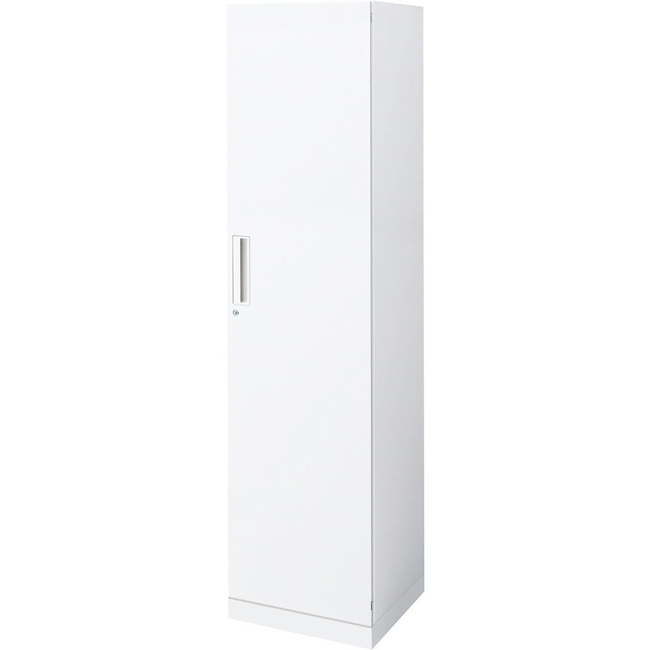 BWU-S75SAWN-K システム収納 エディア ハーフ片開き扉 ベース付きセット(配送・組立サービス付き) コクヨ ホワイト色 下置き 高さ1812mm幅450mm奥行450mm  BWU-S75SAWN-K