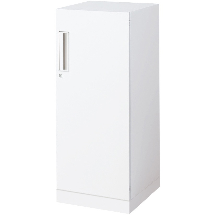 BWU-SD44SSAWN-K システム収納 エディア ハーフ片開き扉 ベース付きセット(配送・組立サービス付き) コクヨ ホワイト色 下置き 高さ975mm幅400mm奥行400mm  BWU-SD44SSAWN-K