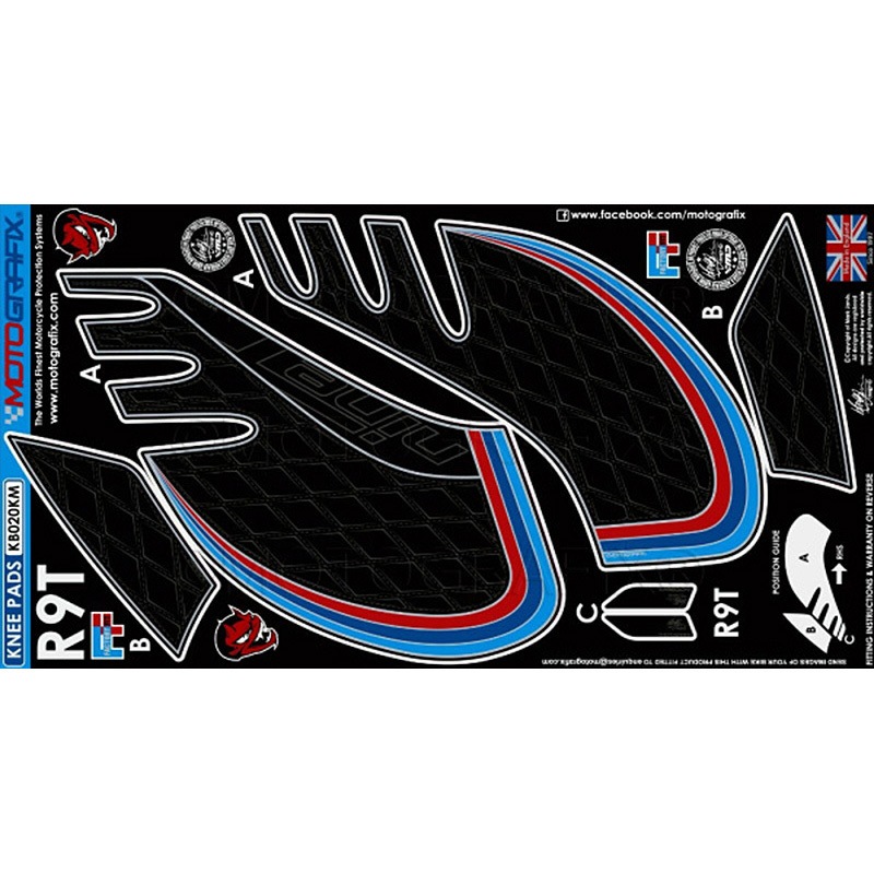 KB020KM KNEE BODY PAD MOTO GRAFIX (モトグラフィックス) 適合車種BMW R Nine T(14-18)   KB020KM
