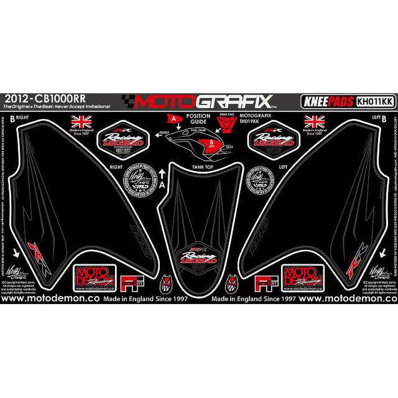 KH011KK KNEE BODY PAD MOTO GRAFIX (モトグラフィックス) 適合車種HONDA CBR1000RR FIREBLADE(12-)   KH011KK