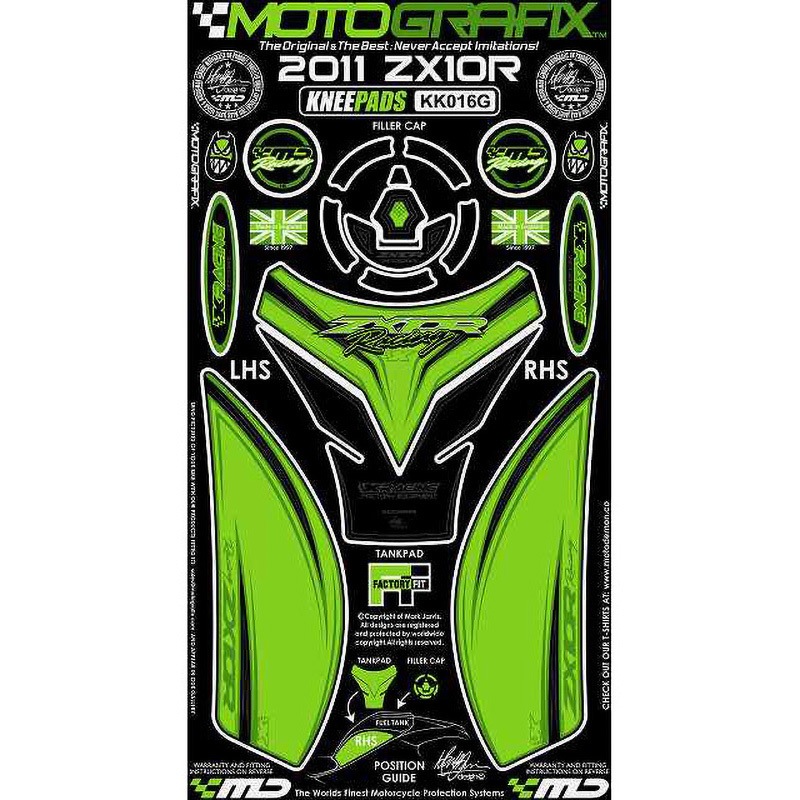 KK016G KNEE BODY PAD MOTO GRAFIX (モトグラフィックス) 適合車種KAWASAKI ZX-10R NINJA(11-)   KK016G