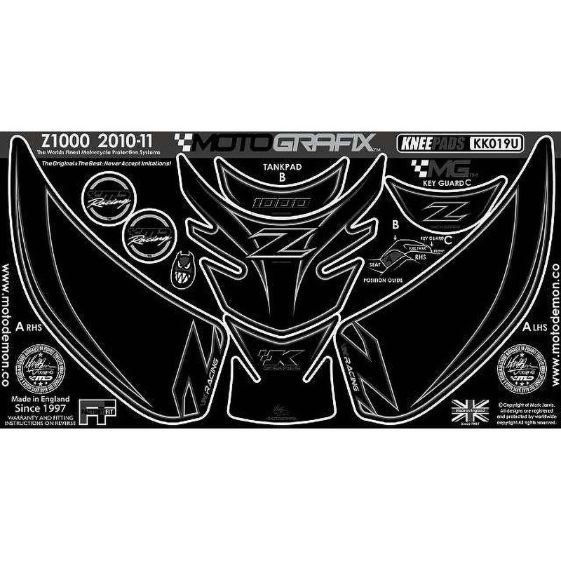KK019U KNEE BODY PAD/TANK PAD MOTO GRAFIX (モトグラフィックス) 適合車種KAWASAKI Z1000(10-)