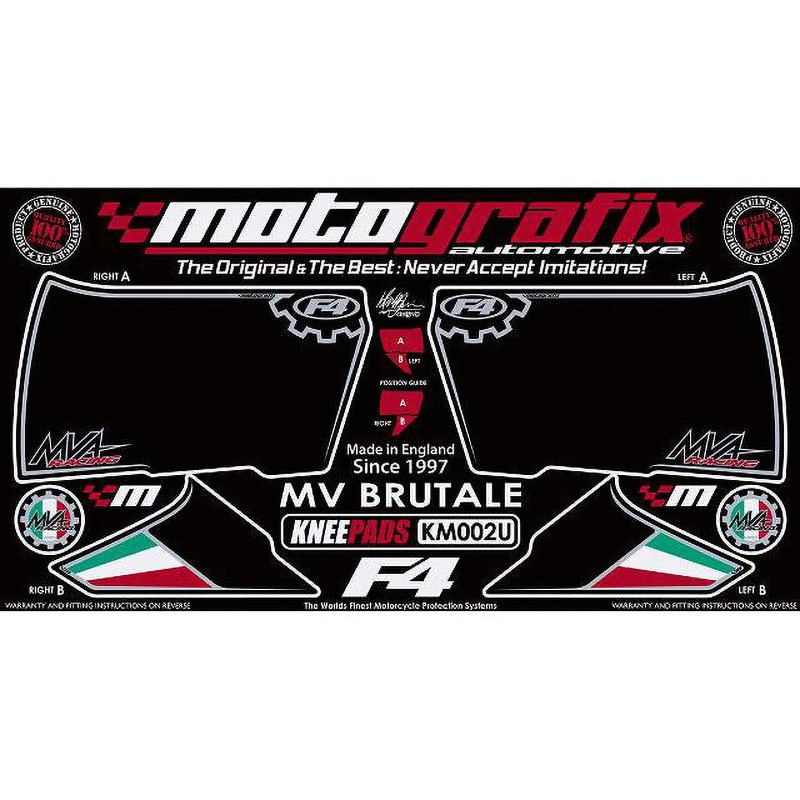 KM002U REAR BODY PAD MOTO GRAFIX (モトグラフィックス) 適合車種MV AGUSTA BRUTALE(00-)   KM002U