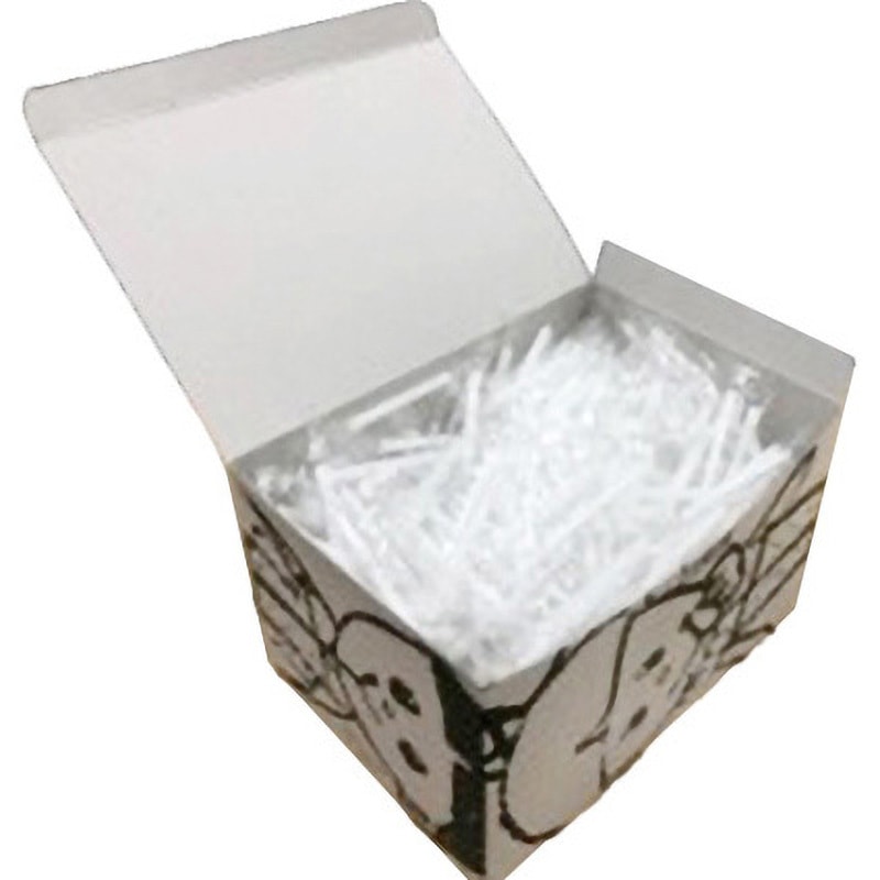 First.253 アルコール検知器用ストロー Φ8×70mm 個包装有り 大一産業 白色