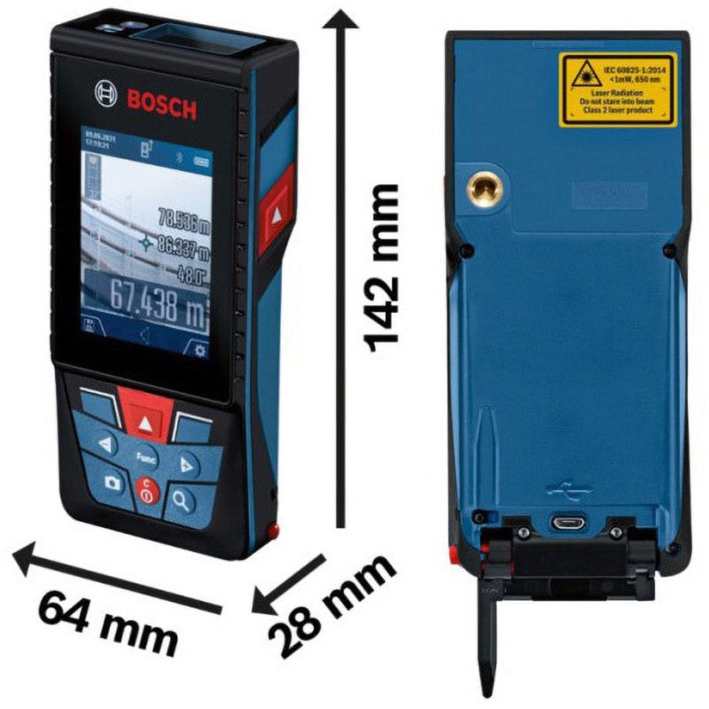GLM150-27C レーザー距離計 BOSCH(ボッシュ) 範囲0.08～150m 測定単位