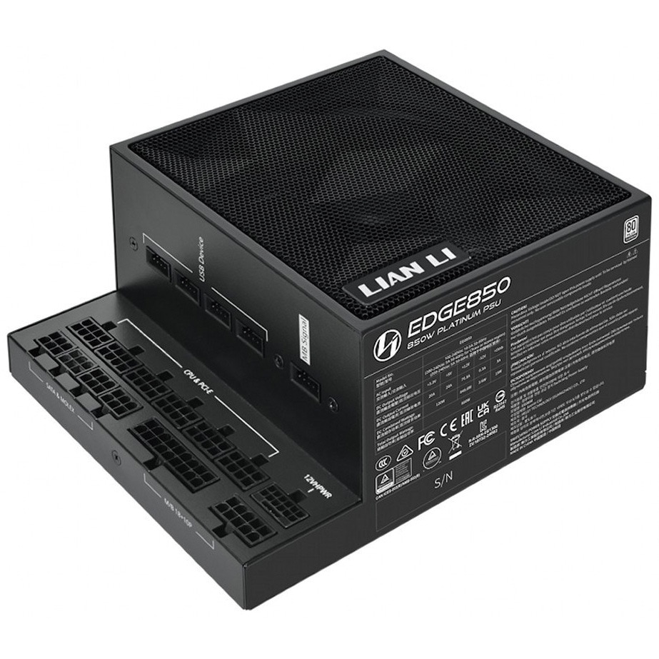 LL-EDGE PLATINUM 850W BK 80PLUS PLATINUM認証電源 1個 LIAN LI