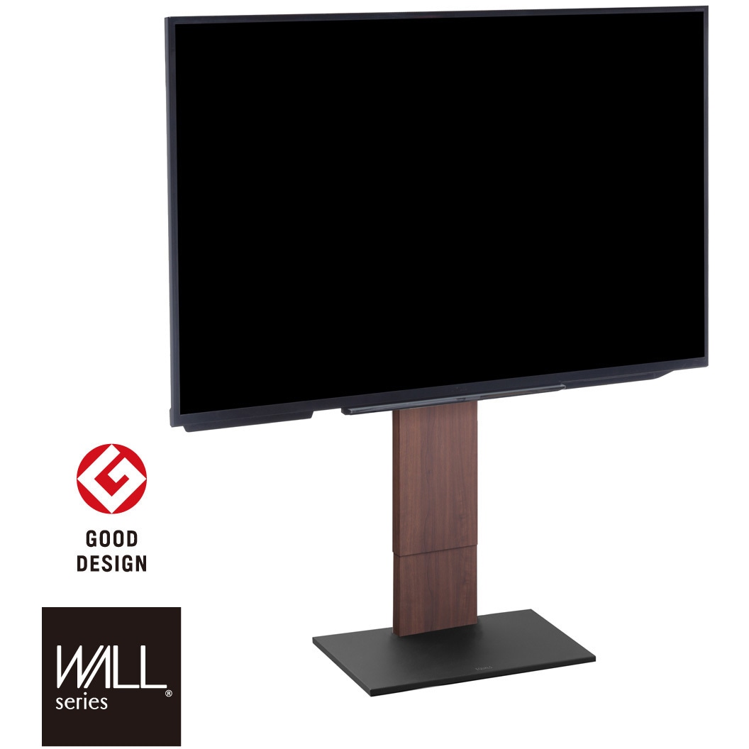 テレビスタンド WALL V2 ロータイプ ウォールナット WLTVA5238 WLTVA5238 WALLテレビスタンドV2ロータイプ WALL 耐荷重15kg