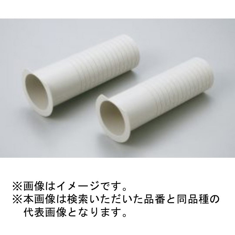 桃陽電線 ケース販売 100個セット ツバ付ウォールパイプ アイボリー WKP-65_set : 桃陽電線 WFP-60 ツバ付ウォールパイプ(フレキタイプ