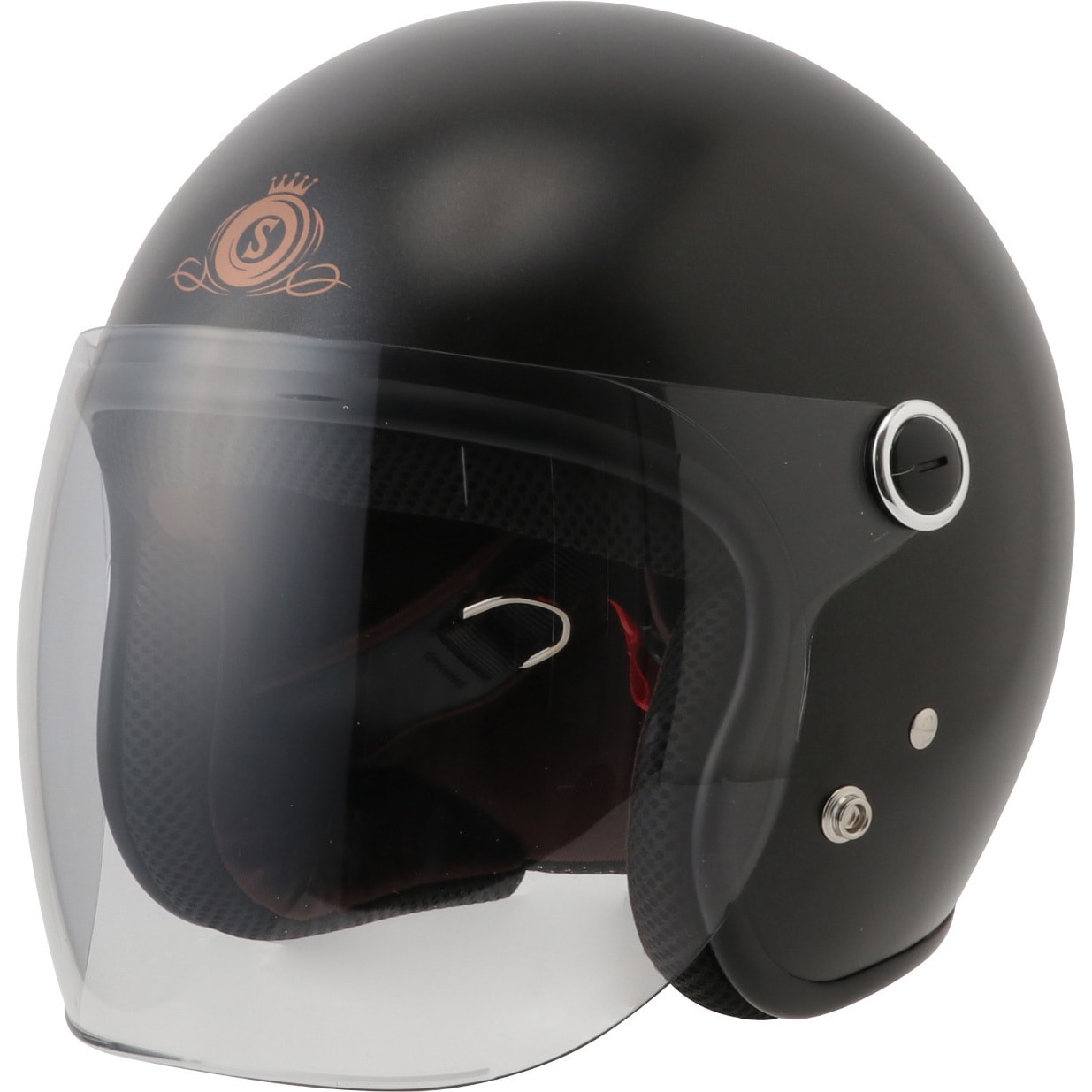 Vivian-MATT BLACK Vivian レディースジェットヘルメット 1個 RIDEZ(ライズ) 【通販モノタロウ】