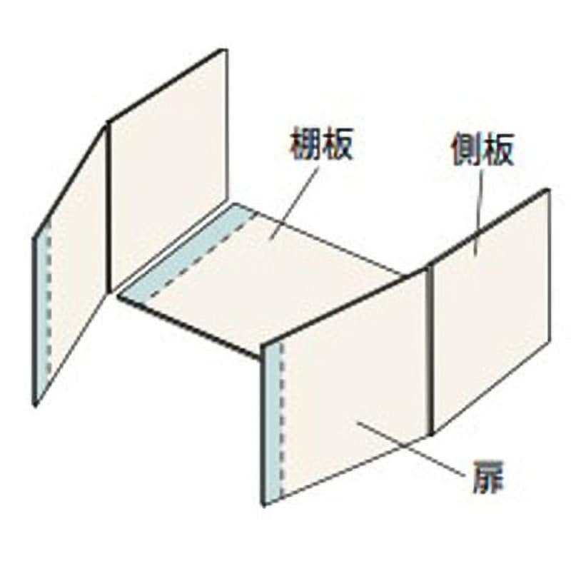 KUT-717WA 吊り棚収納 ノダ アッシュ柄ホワイト色 - 【通販 KUT-717WA 吊り棚収納 ノダ アッシュ柄ホワイト色 - 【通販