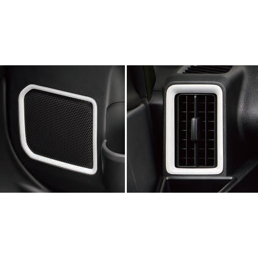 08170F2179 スバル純正 ドアスピーカーリング&レジスターパネル スバルアクセサリー ホワイト色   08170F2179