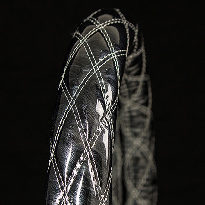 HC-OR2HSBK ハンドルカバー 鼓星ーオリオンー ダブルステッチタイプ 雅 ブラック色 サイズ2HS