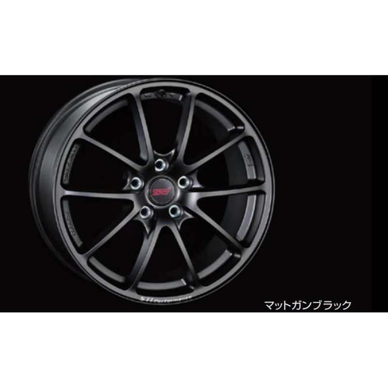 STIパフォーマンスホイール 18インチ8.0J（マットガンブラック）1本 STIパフォーマンスホイール 18インチ 8.0J（マットガンブラック タイヤ・ホイール
