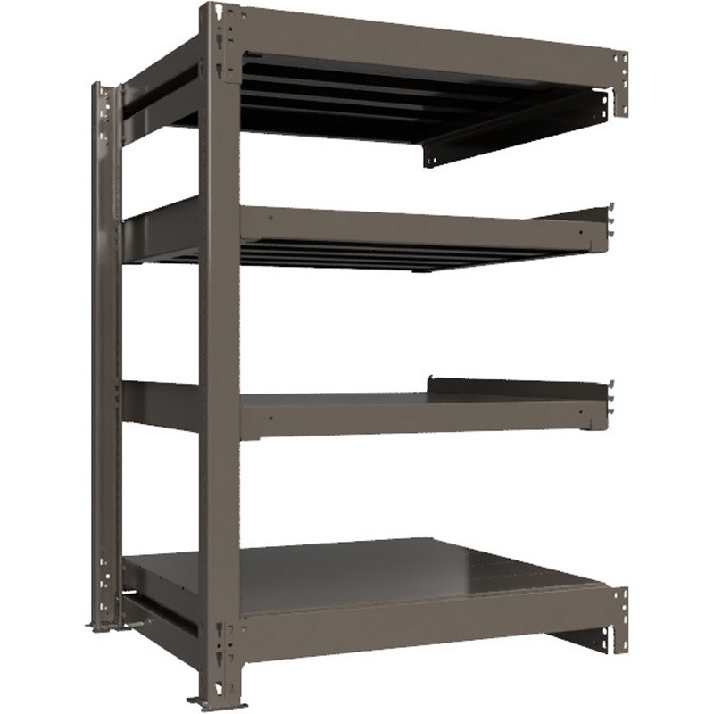 重量ラック ボルトレス 1000kg 連結 高さ1200mm モノタロウ 4段 間口870mm 58,140円