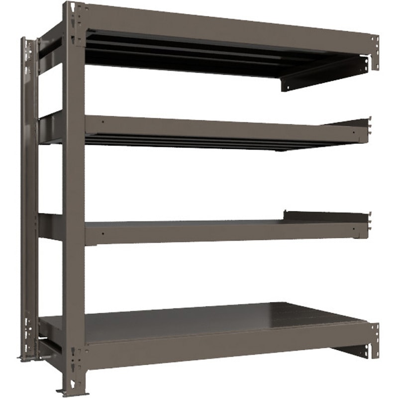 重量ラック ボルトレス 1000kg 連結 高さ1200mm モノタロウ 4段 間口1170mm