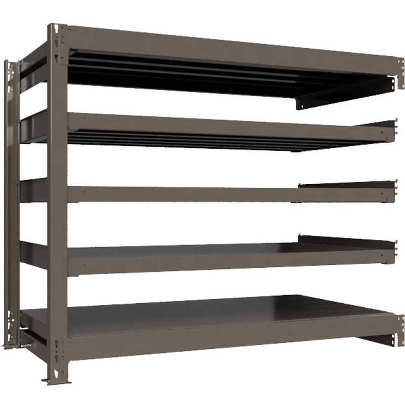 重量ラック ボルトレス 1000kg 連結 高さ1200mm モノタロウ 5段 間口1470mm