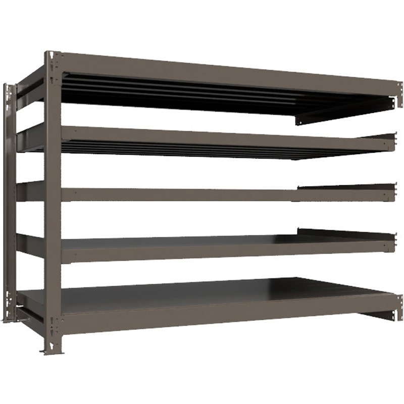 重量ラック ボルトレス 1000kg 連結 高さ1200mm モノタロウ 5段 間口1770mm