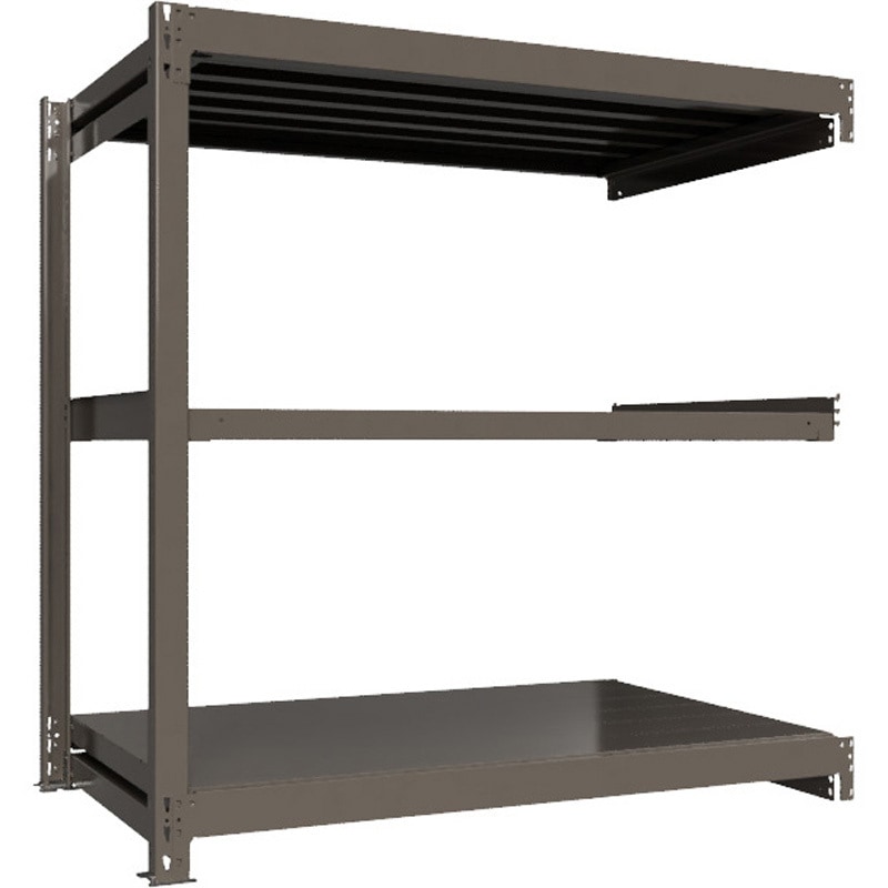 重量ラック ボルトレス 1000kg 連結 高さ1500mm モノタロウ 3段 間口1470mm