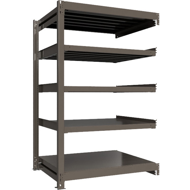 重量ラック ボルトレス 1000kg 連結 高さ1800mm モノタロウ 5段 間口1770mm