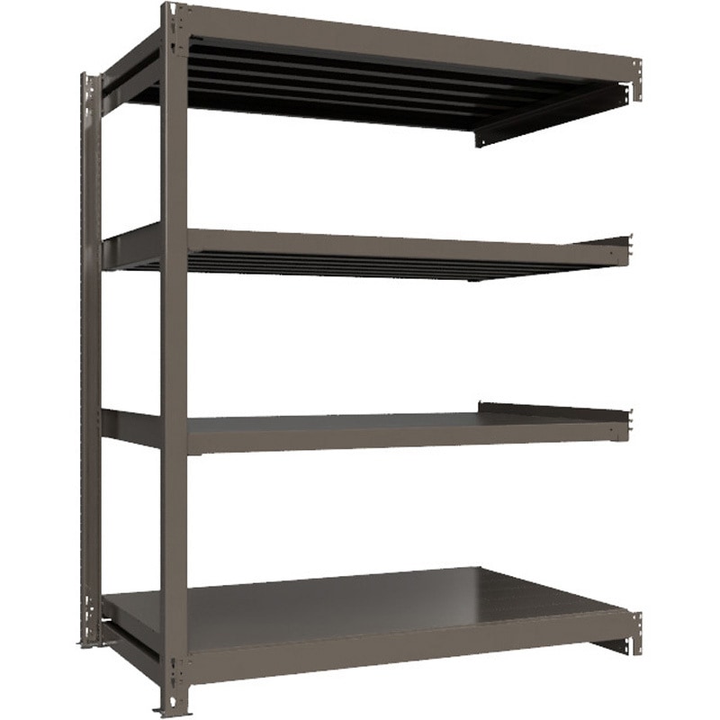 重量ラック ボルトレス 1000kg 連結 高さ1800mm モノタロウ 4段 間口1770mm