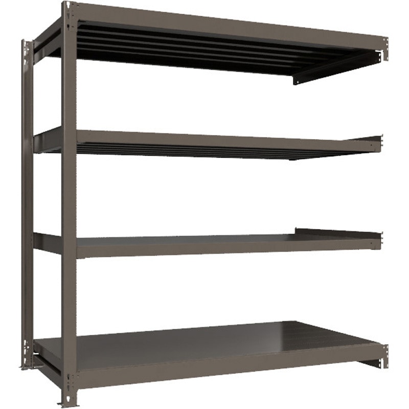 重量ラック ボルトレス 1000kg 連結 高さ1800mm モノタロウ 4段 間口1770mm