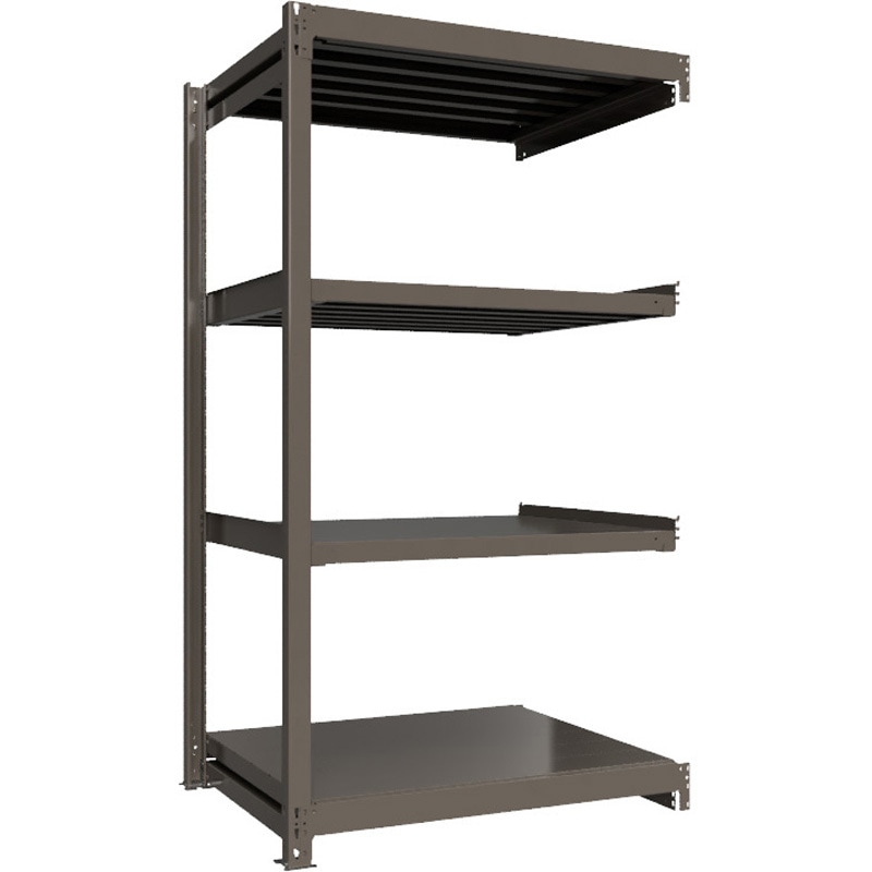 重量ラック ボルトレス 1000kg 連結 高さ2100mm モノタロウ 4段 間口1170mm