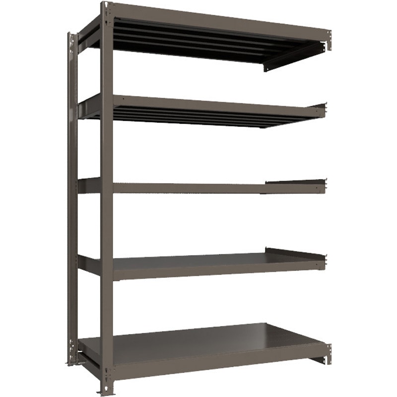 重量ラック ボルトレス 1000kg 連結 高さ2100mm モノタロウ 5段 間口1470mm