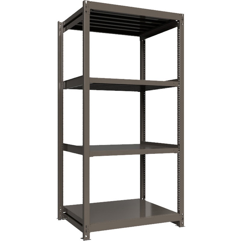 重量ラック ボルトレス 1000kg 単体 高さ2400mm モノタロウ グレー色 間口1200mm 138,900円