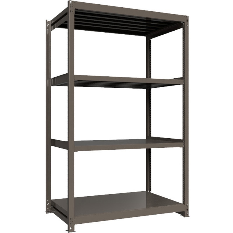 重量ラック ボルトレス 1000kg 単体 高さ2400mm モノタロウ グレー色 間口1500mm 152,900円