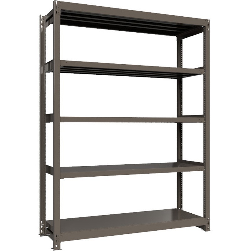 重量ラック ボルトレス 1000kg 単体 高さ2400mm モノタロウ グレー色 5段 間口1800mm 149,900円