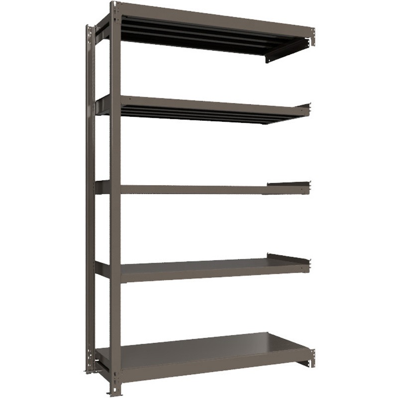 重量ラック ボルトレス 1000kg 連結 高さ2400mm モノタロウ 5段 間口1470mm