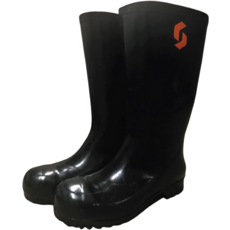 AB022-27.0 安全長靴 安全大長 シバタ工業 ブラック色 鋼製先芯 サイズ