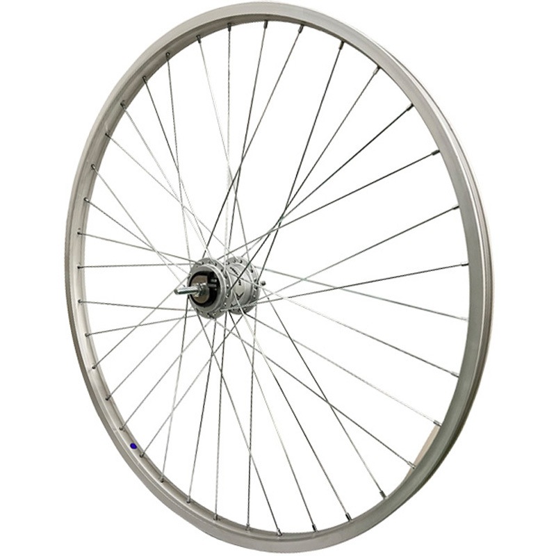 XF4MT アルミリム前輪 ハブダイナモ MITSUBA アサヒサイクル 24×1-3/8