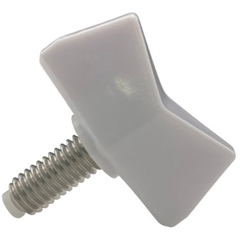 BSSPW6-9 ナイロン蝶ネジ 樹脂パッド付 ラクテム 呼びM6長さ9mm 1個