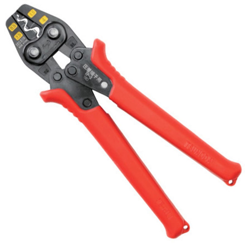 ツノダ(TSUNODA) 圧着工具 裸圧着端子・裸圧着スリーブ用 TP-14 JIS ツノダ 圧着工具 裸圧着端子・裸圧着スリーブ（JIS）1.25&frasl;2&frasl;5.5&frasl;8